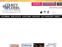Tablet Screenshot of countyplayers.org